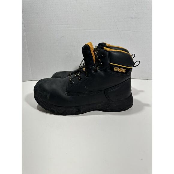 DEWALT ASTM F2413-18‎ Men\'s Steel Toe Work Boots Size 13 Black EVA Leather 77366